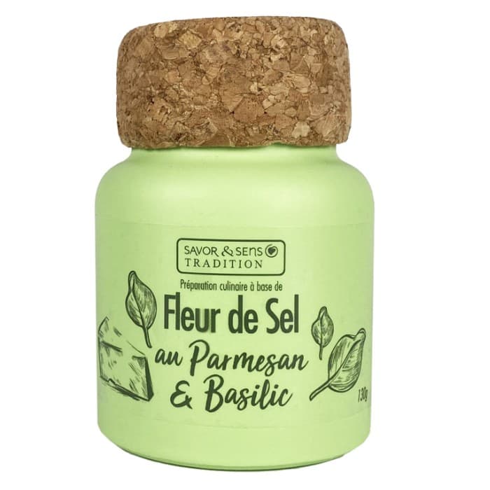 Savor & Sens Havssalt i Krus med Parmesan & Basilika 130g från Savor & Sens – köp hos Delitea