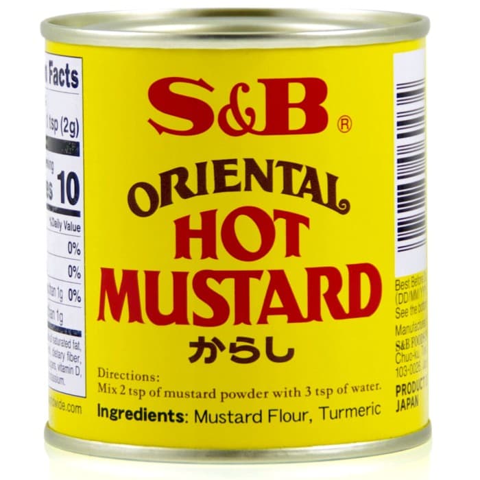 S&B Oriental Hot Mustard Senapspulver 85g
