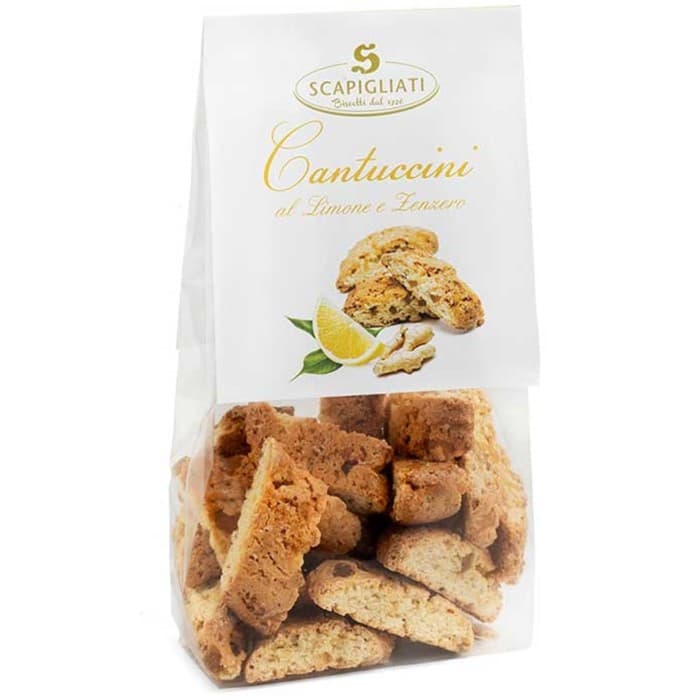 Scapigliati Cantuccini med Citron & Ingefära 150g – från Scapigliati – 69 kr – hos Delitea