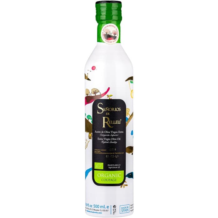 Senorios de Relleu Coupage Extra Virgin Olivolja 0,1% EKO 500ml – från Señorios de Relleu – 195 kr – hos Delitea