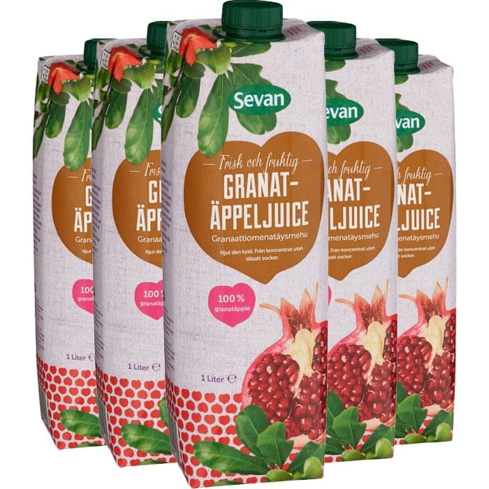 Sevan Granatäppeljuice 12x1L