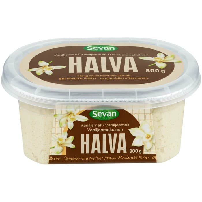 Sevan Halva Vanilj 800g från Sevan – köp hos Delitea