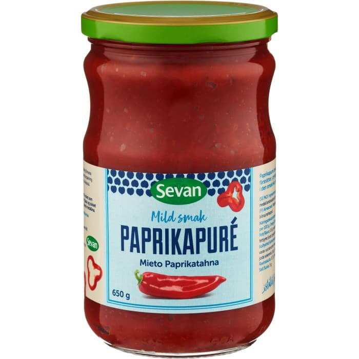 Sevan Mild Paprikapuré 650g