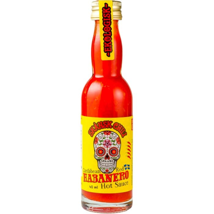 Skånsk Chili Caribbean Red Hot Sauce 40ml