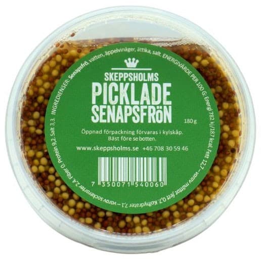 Skeppsholms Picklade Senapsfrön 180g