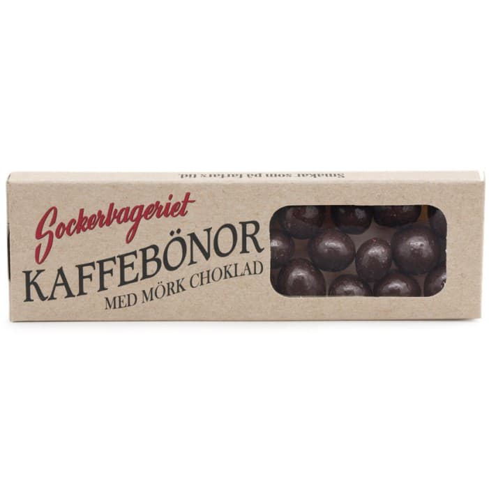 Sockerbageriet Kaffebönor med Mörk Choklad 45g – från Sockerbageriet – 39 kr – hos Delitea