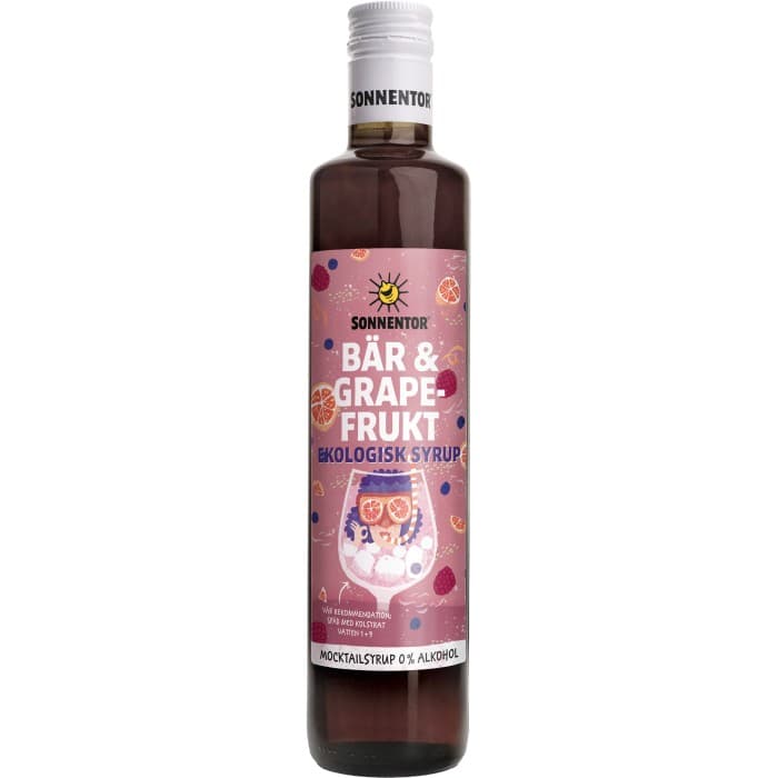 Sonnentor Syrup Bär & Grapefrukt EKO 500ml från Sonnentor – köp hos Delitea