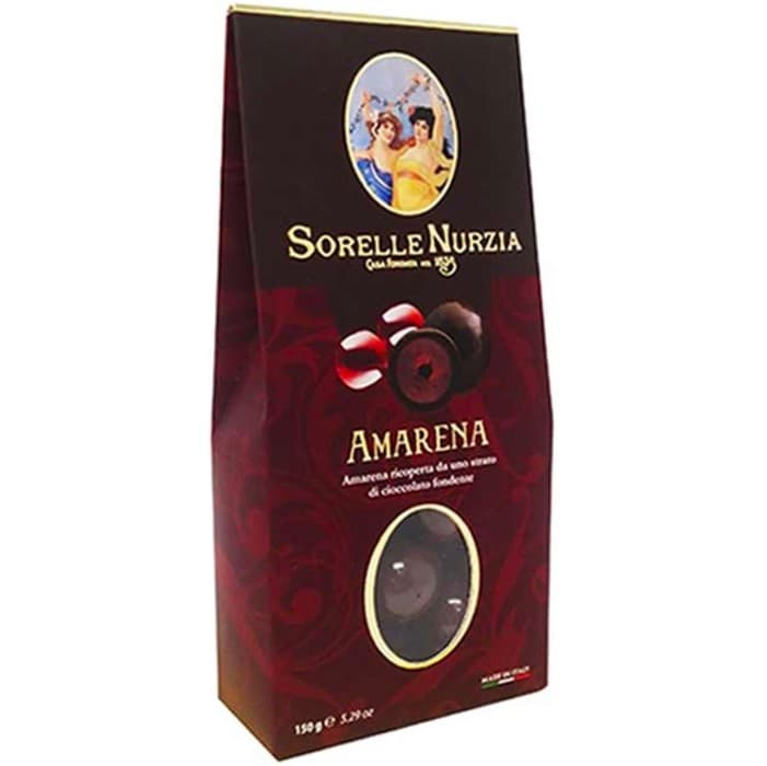 Sorelle Nurzia Amarena Fondente Chokladdoppade Körsbär 150g – från Sorelle Nurzia – 89 kr – hos Delitea
