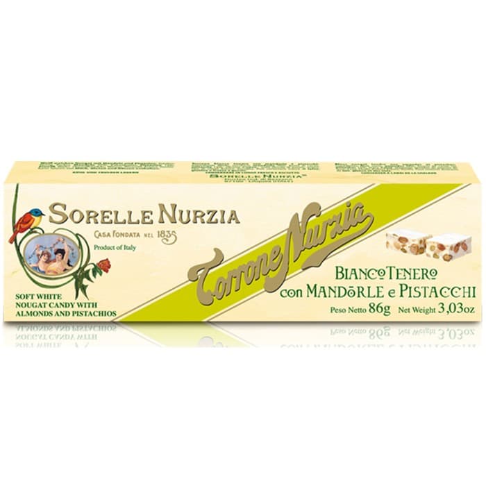 Sorelle Nurzia Mjuk Nougat Mandel & Pistage 86g