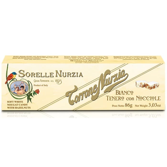 Sorelle Nurzia Vit Mjuk Nougat 86g