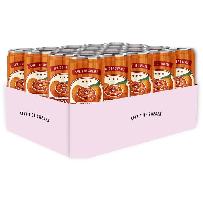 Spirit of Sweden Blodapelsin Lemonad Burk 24x33cl – från Spirit of Sweden – 379 kr – hos Delitea
