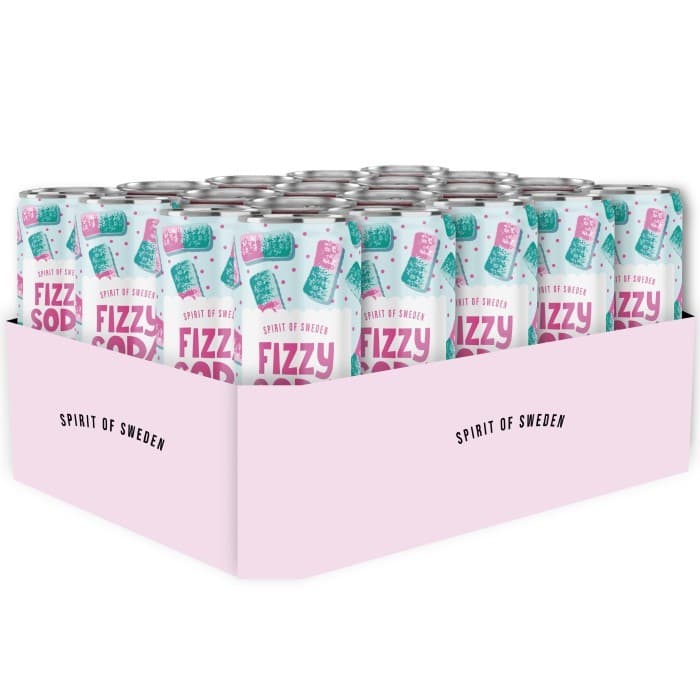 Spirit of Sweden Fizzy Candy Läsk 24x33cl från Spirit of Sweden – köp hos Delitea
