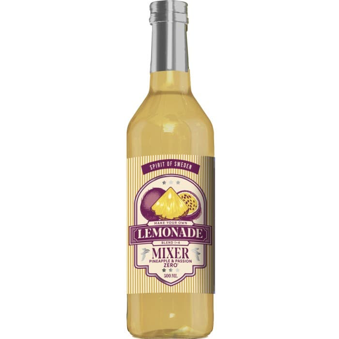 Spirit of Sweden Lemonad Mixer Ananas & Passion Zero 50cl – från Spirit of Sweden – 45 kr – hos Delitea