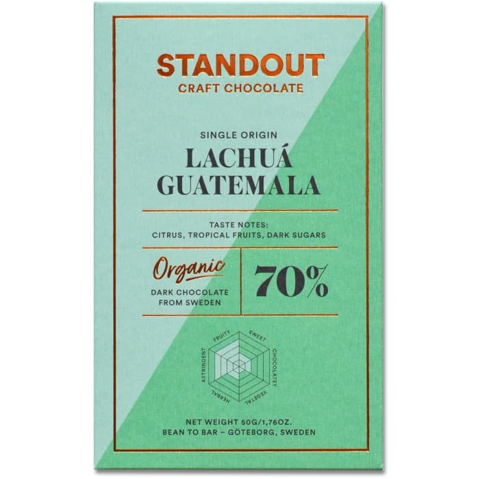 Standout Chocolate Guatemala Lachua 50g – från Standout Chocolate – 65 kr – hos Delitea