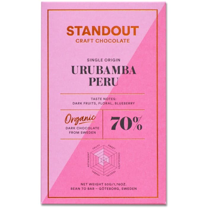 Standout Chocolate Peru 70% Choklad 750g – från Standout Chocolate – 65 kr – hos Delitea