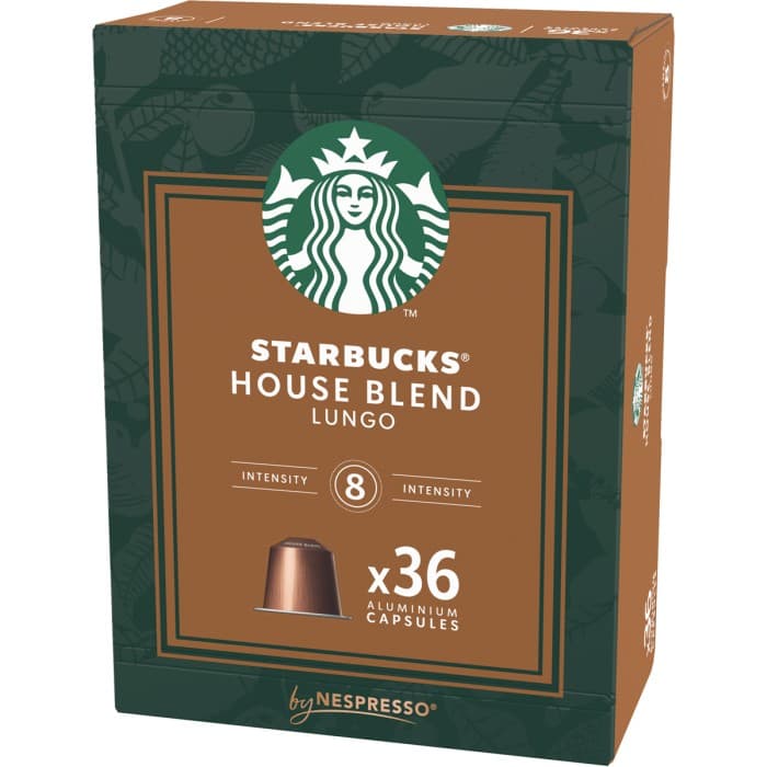 STARBUCKS by NESPRESSO House Blend Kaffekapslar 36st – från Starbucks – 164 kr – hos Delitea