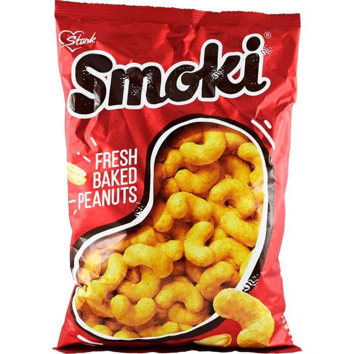 Stark Smoki Jordnötsbågar 150g från Stark – köp hos Delitea