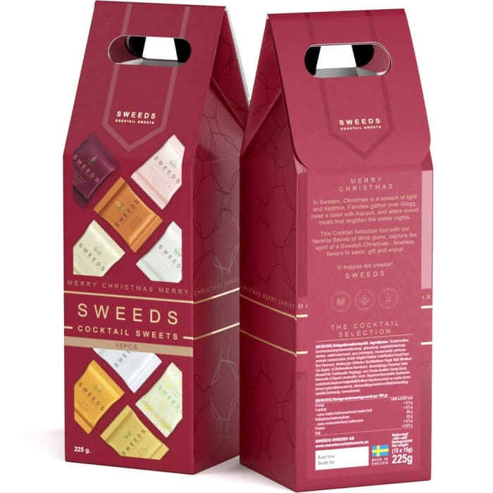 SWEEDS Cocktail Sweets The Cocktail Selection Box Christmas 225g – från SWEEDS Cocktail Sweets – 199 kr – hos Delitea