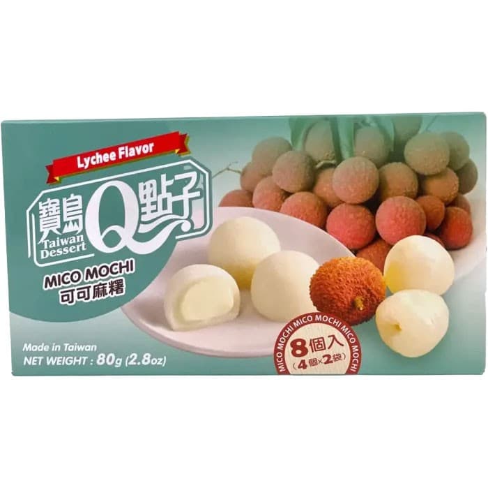 Taiwan Dessert Mico Mochi Lychee Flavour 80g