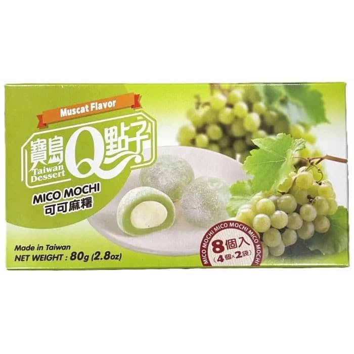 Taiwan Dessert Mico Mochi Muscat Flavour 80g