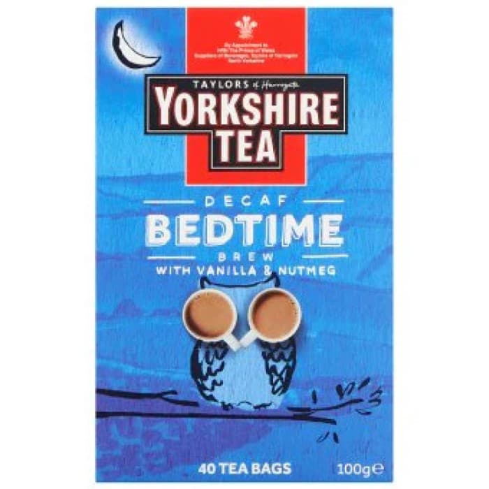 Taylors of Harrogate Yorkshire Decaf Bedtime Vanilla & Nutmeg Tepåsar 40-pack – från Taylors of Harrogate – 69 kr – hos Delitea