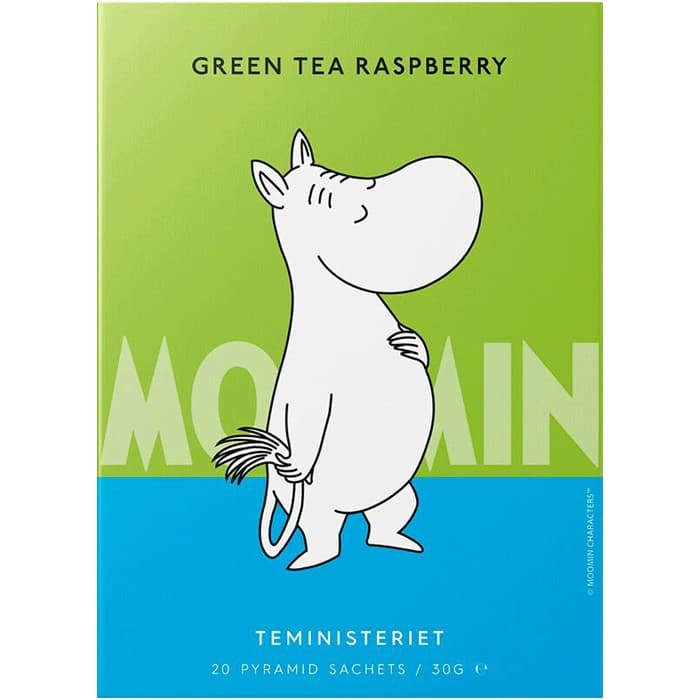 Teministeriet Moomin Grönt Te Hallon 20-pack – från Teministeriet – 141 kr – hos Delitea