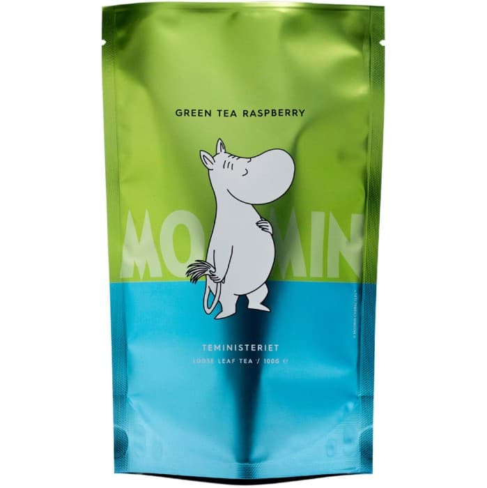 Teministeriet Moomin Grönt Te Raspberry Refill 105g – från Teministeriet – 149 kr – hos Delitea