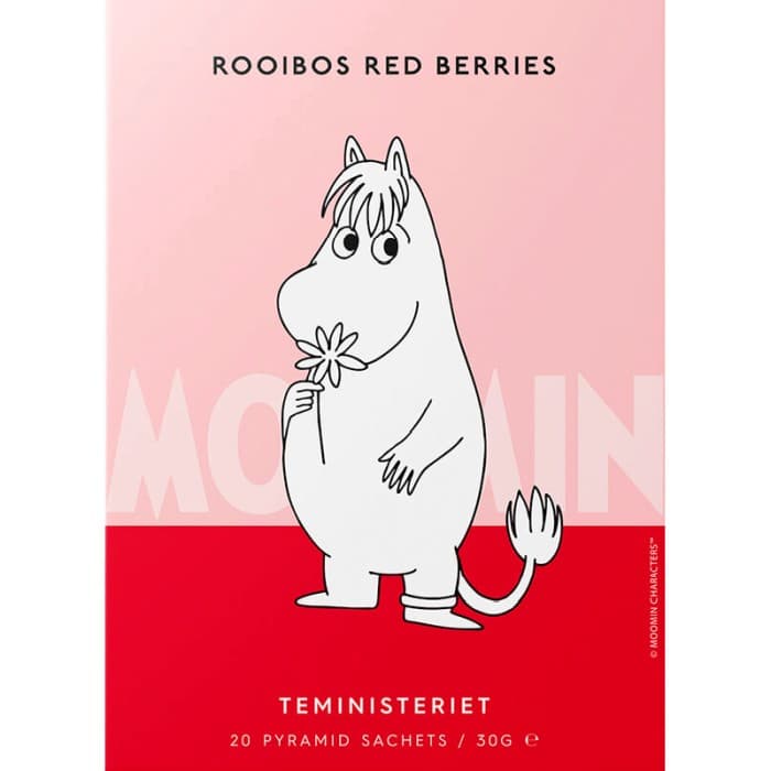 Teministeriet Moomin Rooibos Röda Bär 20-pack – från Teministeriet – 141 kr – hos Delitea