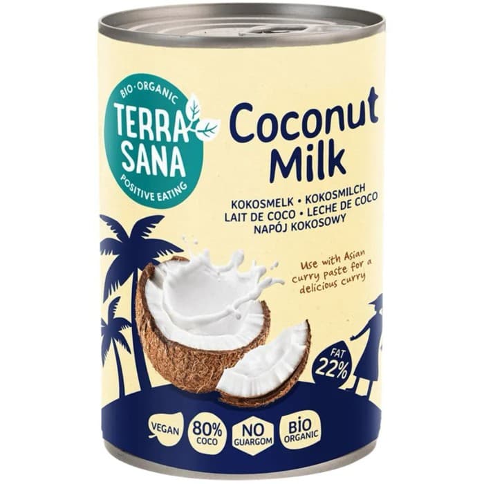 TerraSana Kokosmjölk 80% EKO 400ml – från TerraSana – 49 kr – hos Delitea