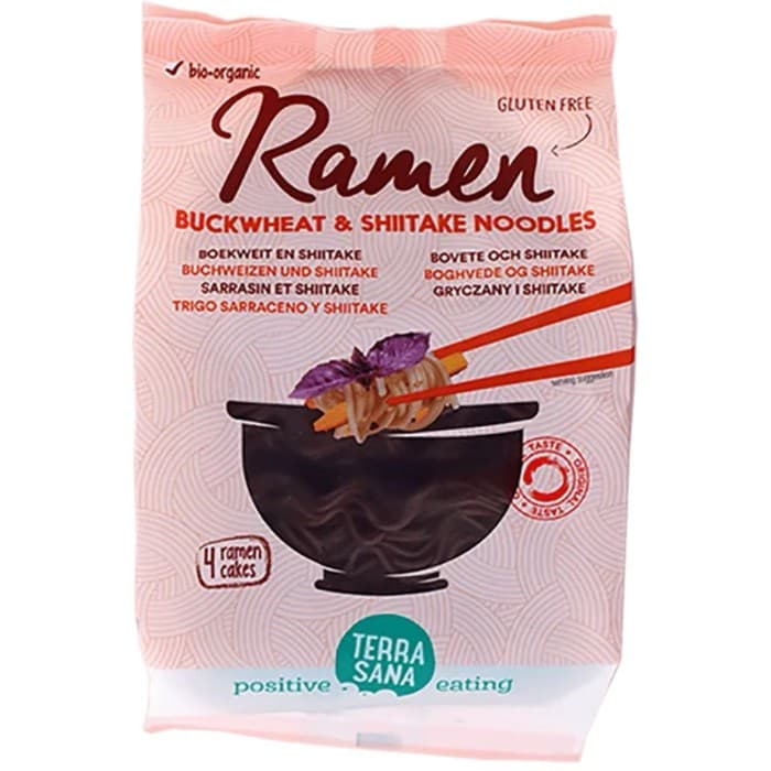 TerraSana Ramen Nudlar Bovete & Shiitake EKO 280g – från TerraSana – 115 kr – hos Delitea