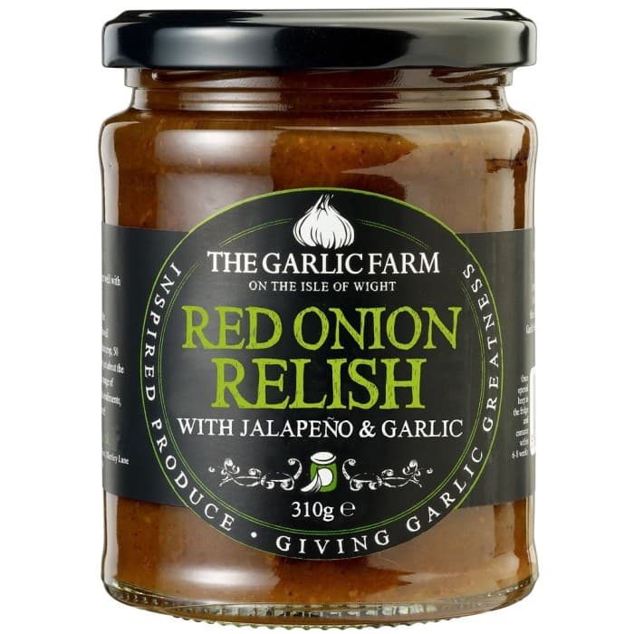 The Garlic Farm Red Onion Relish Jalapeño & Garlic 310g – från The Garlic Farm – 79 kr – hos Delitea