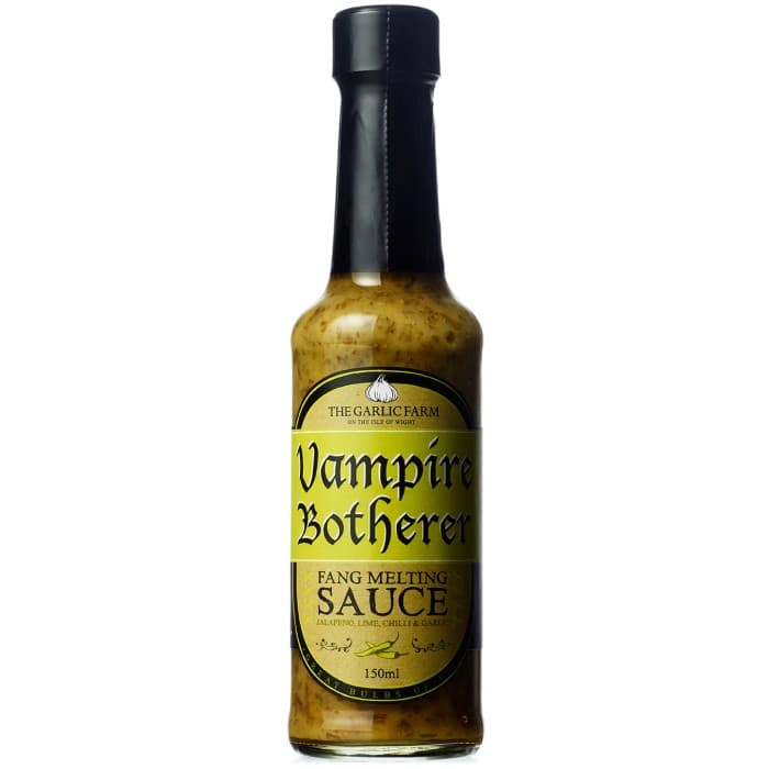 The Garlic Farm Vampire Botherer Fruity Green Chilli Sauce 150ml från The Garlic Farm – köp hos Delitea