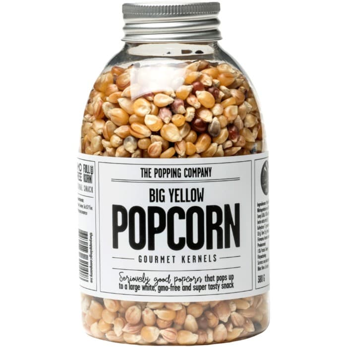 The Popping Company Big Yellow Popcorn 380g – från The Popping Company – 89 kr – hos Delitea
