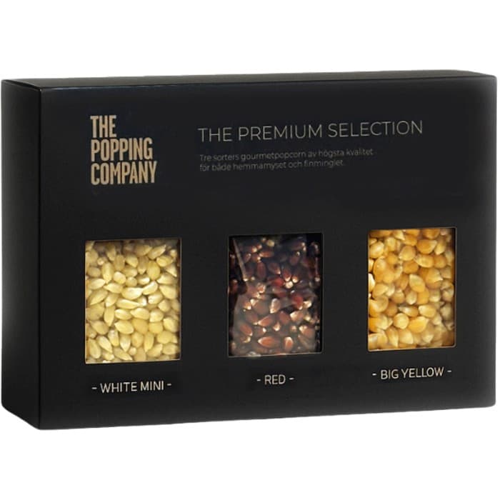 The Popping Company Popcorn The Premium Selection 3x150g – från The Popping Company – 159 kr – hos Delitea