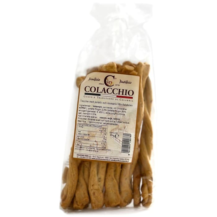Colacchio Treccine Grissini Potatis & Rosmarin 300g