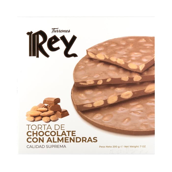 Turrones Rey Torta Imperial Chokladnougat med Mandel 200g – från Turrones Rey – 105 kr – hos Delitea