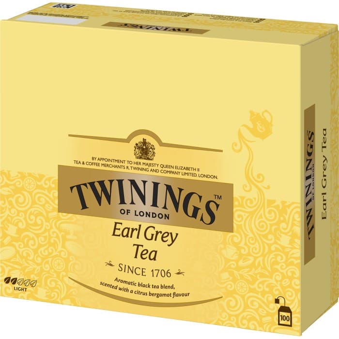 Twinings Te Earl Grey Tepåsar 100-pack – från Twinings – 99 kr – hos Delitea