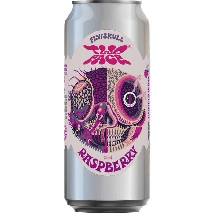 Two Face Hallon Fermenterad Tedryck 25cl – från Two Face – 30 kr – hos Delitea