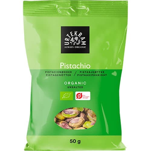 Urtekram Pistagenötter 50g från Urtekram – köp hos Delitea
