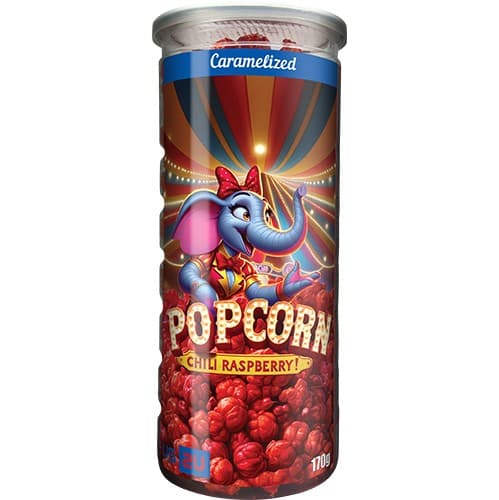US2U Karamelliserade Popcorn Chili & Raspberry 170g – från US2U – 39 kr – hos Delitea