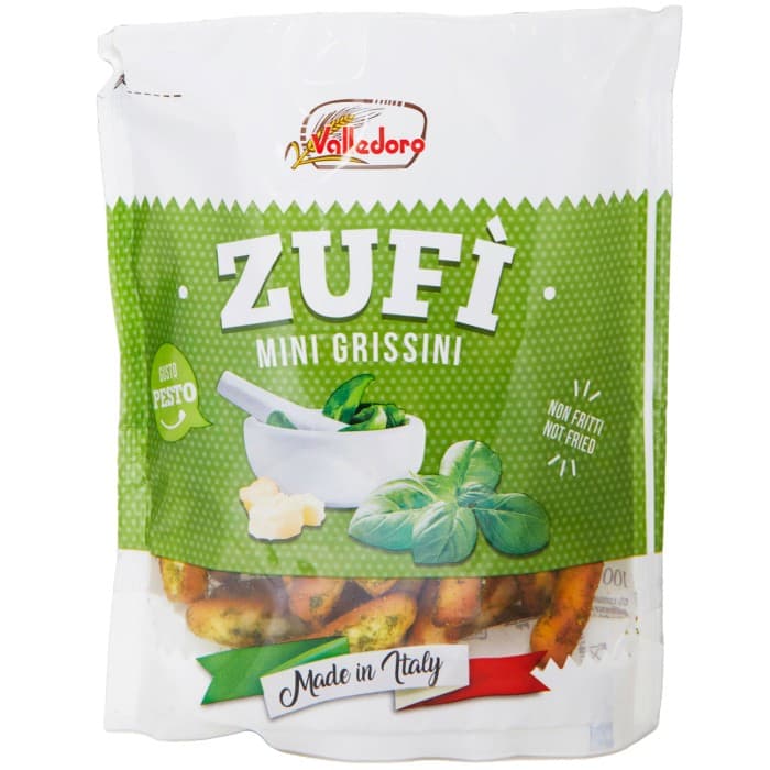 Valledoro Zufi Minigrissini Pestosmak 100g