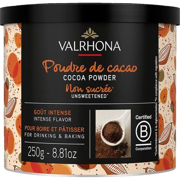 Valrhona Kakaopulver 250g – från Valrhona – 179 kr – hos Delitea