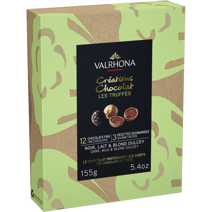 Valrhona Presentask Chokladtryfflar Dark, Milk & Dulcey 12-bitar från Valrhona – köp hos Delitea