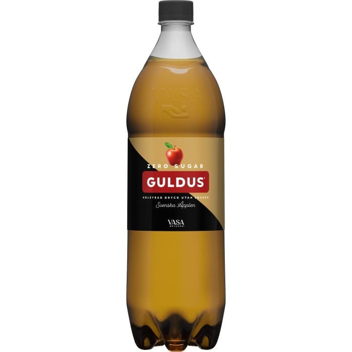 Vasa Bryggeri Guldus Zero Äppelläsk 1,5L – från VASA Bryggeri – 21 kr – hos Delitea