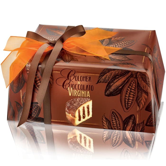 Virginia Colomba utan frukt med Chokladkräm & Chokladtoppar 850g – från Amaretti Virginia – 374 kr – hos Delitea