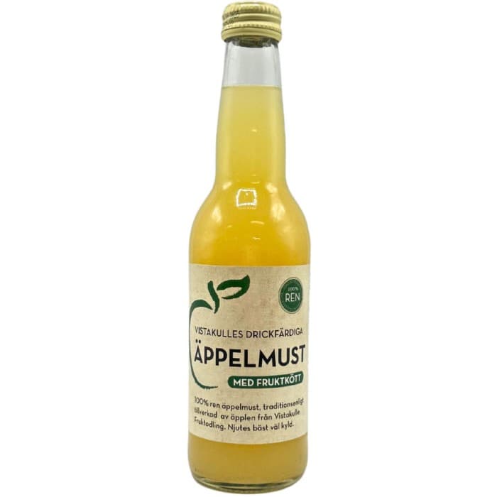 Vistakulle Fruktodling Äppelmust med Fruktkött 33cl från Vistakulle Fruktodling – köp hos Delitea