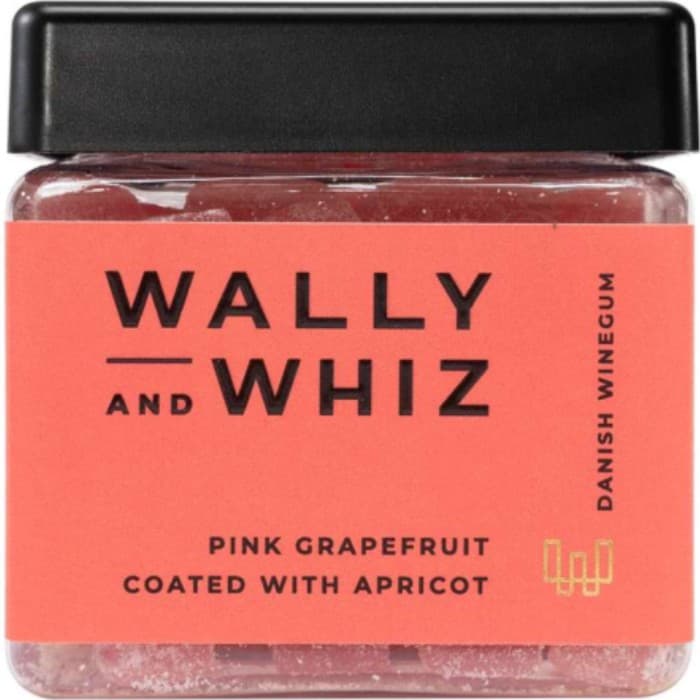 Wally and Whiz Vingummi Pink Grapefrukt/Aprikos 140g – från Wally and Whiz – 99 kr – hos Delitea
