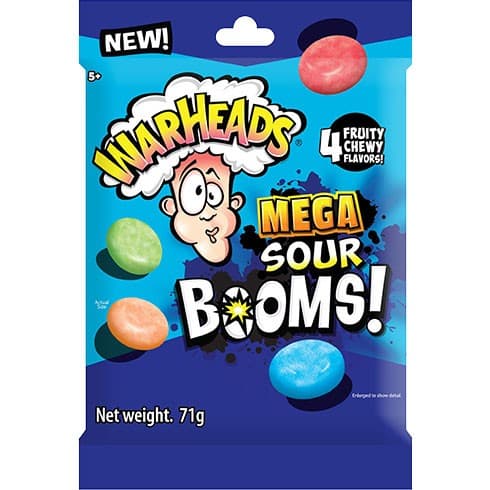 Warheads Sour Boom Fruit Chew 71g – från Warheads – 40 kr – hos Delitea