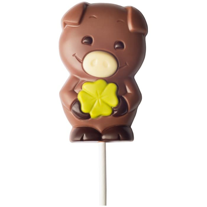 Weibler Confiserie Chocolaterie Chokladklubba Lyckogris 35g – från Weibler Confiserie Chocolaterie GmbH – 28 kr – hos Delitea