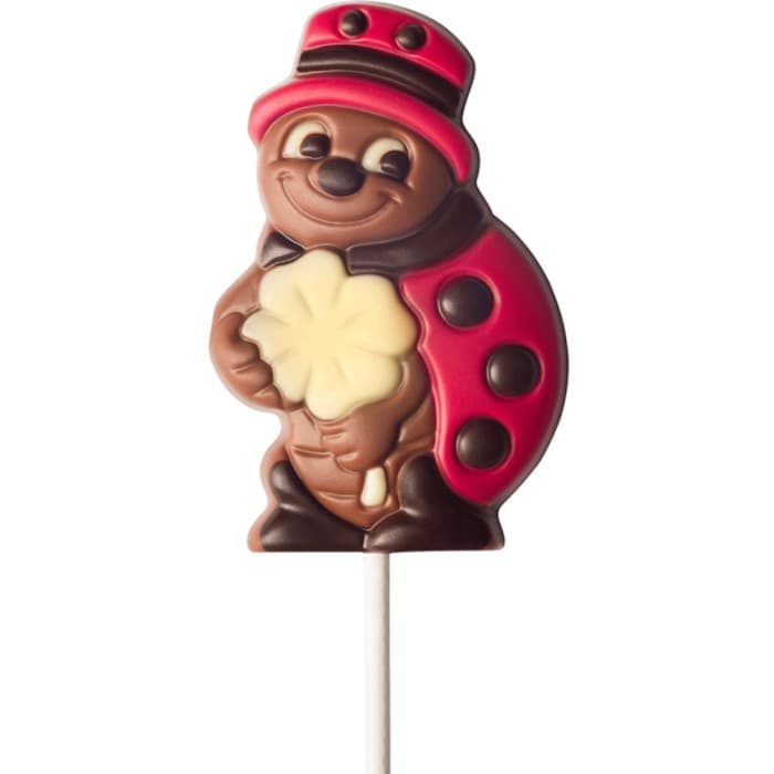 Weibler Confiserie Chocolaterie Chokladklubba Nyckelpiga med Klöver 35g – från Weibler Confiserie Chocolaterie GmbH – 28 kr – hos Delitea